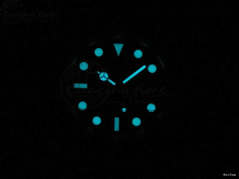MiroTime 0523 Yacht-Master 116655 UBF 1:1 Best Edition 3D Black Ceramic Bezel on Black Rubber Strap A2836(Free Extra Strap) SunProtective 3061